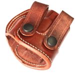Handmade Leather Mini Speed IWB Holster - Custom Molded Belt Slide Concealment Holster - Brown