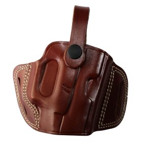Handmade Leather Sport Speed OWB Holster - Custom Molded Thumb Break Holster - Dark