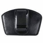 Handmade Leather Universal IWB & OWB Holster - Dual Carry Belt Slide Holster - Black