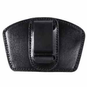 Handmade Leather Universal IWB & OWB Holster - Dual Carry Belt Slide Holster - Black