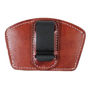 Handmade Leather Universal IWB & OWB Holster - Dual Carry Belt Slide Holster - Brown