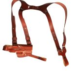 Horizontal Shoulder Holster Concealed Carry Gun Holster W/O Cartridge Holder